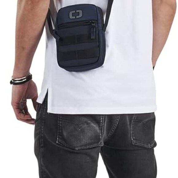 Brand New Sling Bag 15.5x10 Navy Pouch Style - Picture 1 of 4